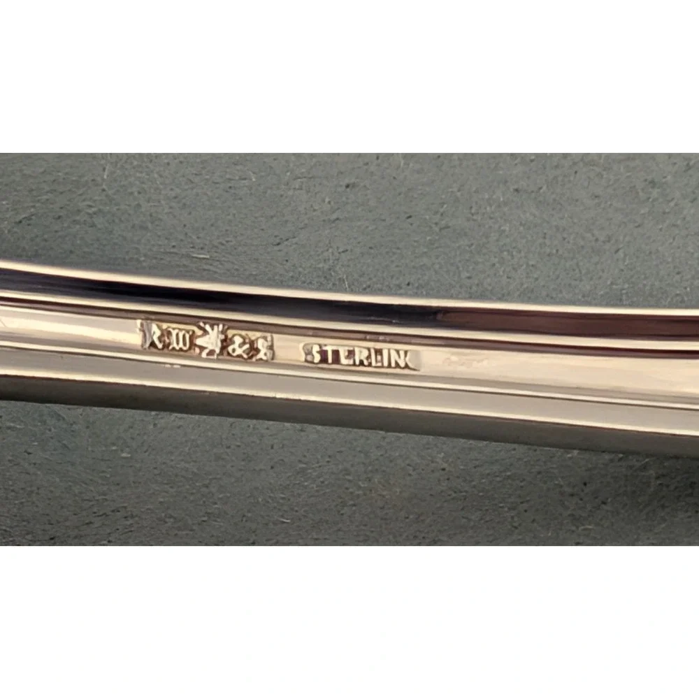 R Wallace & Sons Washington Sterling Silver Gravy Sauce Ladle 7